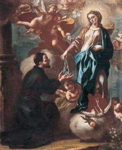 Madonna Assunta Con Un Santo E Cherubini