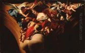 The Personification Of Charity by Francesco Solimena