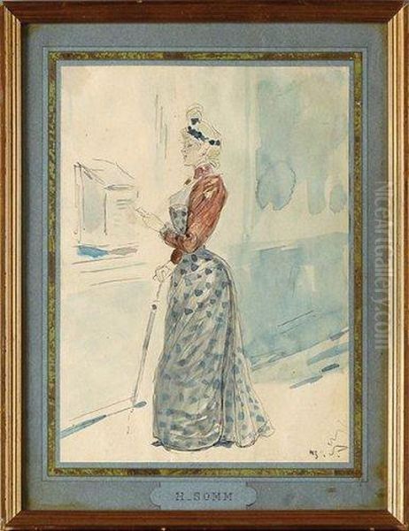 Elegante A La Boite Aux Lettres - view 1