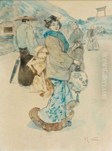 Belle Japonaise by Henry Somm