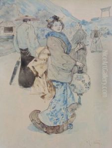 Japonaise by Henry Somm
