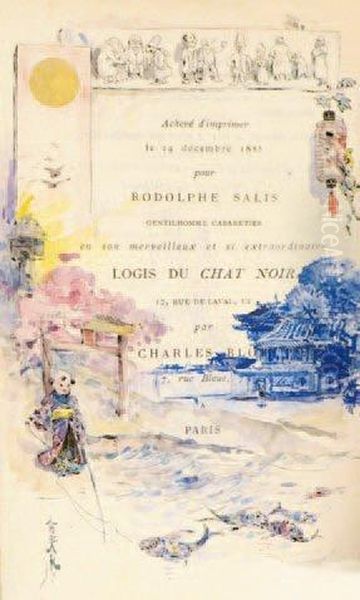La Berline De L'emigre, Ou
Jamais Trop Tard Pour Bien Faire. Paris, En Vente Au Chat Noir by Henry Somm