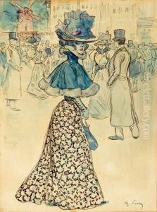 Le Moulin Rouge by Henry Somm
