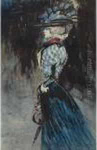 Jeune Parisienne, De Profil Gauche by Henry Somm
