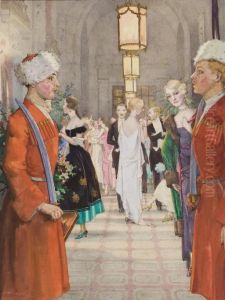 The Cossack Ball by Konstantin Andreevic Somov