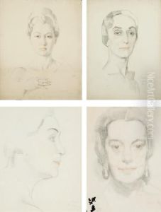Study For A Portrait Of Aleksandra Levchenko
