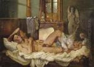 The Apparition by Konstantin Andreevic Somov