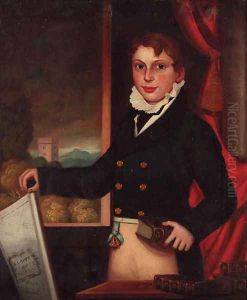 Portrait of a boy, three-quarter-length, in a black jacket and buff breeches Portrait of a boy, three-quarter-length, in a black jacket and buff breeches
