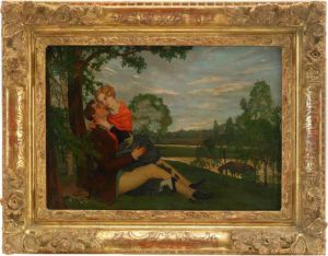 The Lovers by Konstantin Andreevic Somov