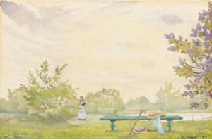 Spring by Konstantin Andreevic Somov