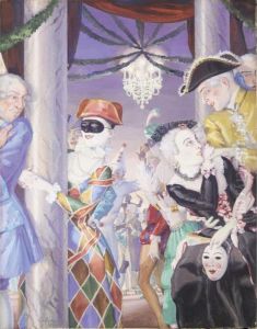 Carnival by Konstantin Andreevic Somov