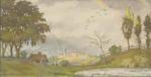 Miniature Landscape With Rainbow