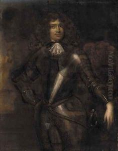 Portrait of a gentleman, previously identified as Prince Rupert by English School