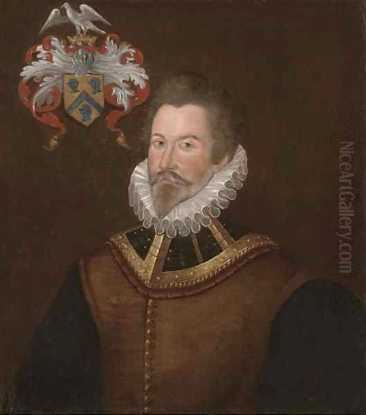 Portrait of a gentleman, traditionally identified as Leven Bufkin of Gore Court, Otham, Kent (1533-1617) - view 1