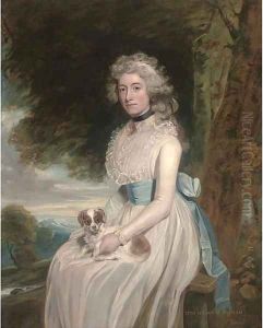 Portrait of a lady, traditionally identified as Miss Leyborne Popham Portrait of a lady, traditionally identified as Miss Leyborne Popham