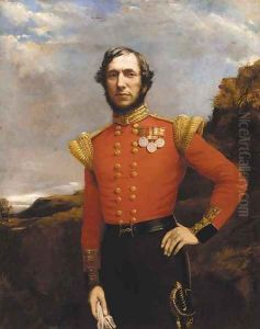 Portrait of an officer of the 13th Light Infantry