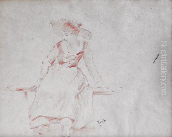 Fanciulla Seduta - view 1