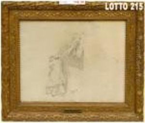 Il Riposo Di Dante by Raffaelo Sorbi