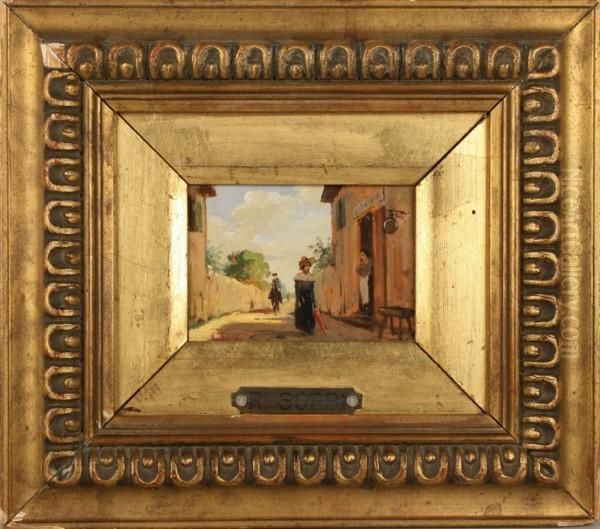 ''vicolo Con Personaggi'' - view 1