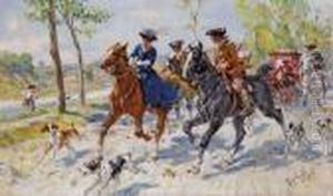 Passeggiata A Cavallo by Raffaelo Sorbi