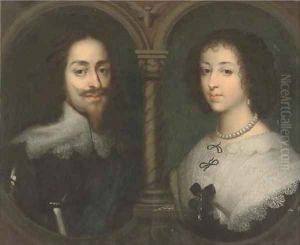 Portrait of King Charles I (1600-1649) and Queen Henrietta Maria (1609-1669)