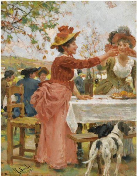 Festivities In The Campagna - view 1