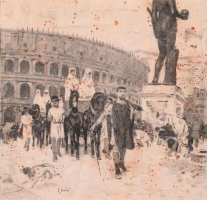 L'uscita Delle Vestali Dall'anfiteatro