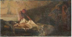 Morte Di Cleopatra by Raffaelo Sorbi