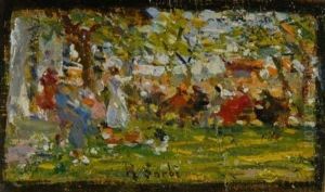 In Giardino by Raffaelo Sorbi