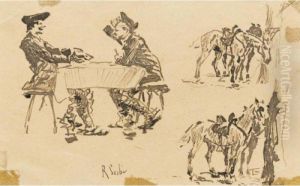 Vari Studi, Giocatori Di Carte E Cavalli Vari Studi, Giocatori Di Carte E Cavalli