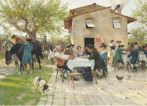 A Sunlit Osteria