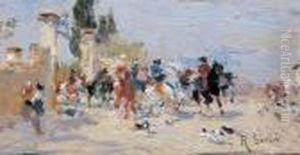 Partenza Per La Caccia by Raffaelo Sorbi