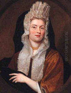 Portrait of Sarah Primrose, wife of Captain Timothy Keyser by English School