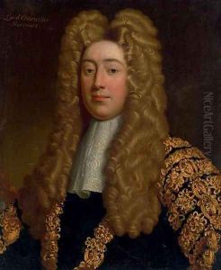 Portrait of Simon, Viscount Harcourt, Lord Chancellor of England (1661-1727) by English School