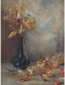 Rosehips in a vase Rosehips in a vase