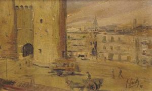 Vista Urbana by Joaquin Sorolla Y Bastida