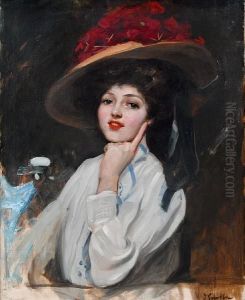 Portrait Of A Young Lady In A Hat