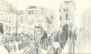 La Semana Santa, Seville by Joaquin Sorolla Y Bastida