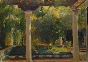 Jardin De La Casa Sorolla, Madrid by Joaquin Sorolla Y Bastida