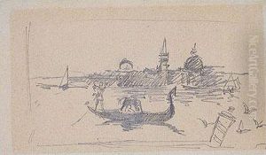 Canal De Venecia by Joaquin Sorolla Y Bastida