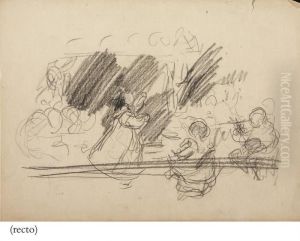 The Artist's Daughter, Maria, Dancing The Flamenco by Joaquin Sorolla Y Bastida