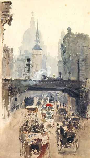 St Pauls from Ludgate Hill - view 1