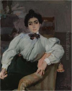 Retrato De Isabel Herraud De
Fernandez Corella (portrait Of Isabel Herraud De Fernandez Corella) by Joaquin Sorolla Y Bastida
