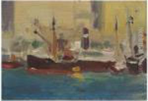 Barcos En El Puerto (boats In A Harbour) Barcos En El Puerto (boats In A Harbour)