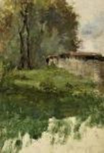 Paisaje Italiano by Joaquin Sorolla Y Bastida