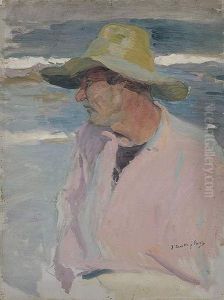 Pescador (estudio Para "sol De Tarde") by Joaquin Sorolla Y Bastida