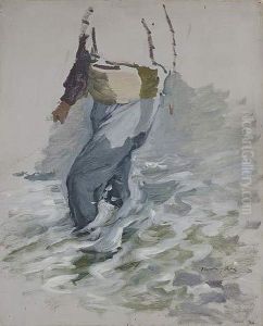 Pescador (estudio Para "sol De Tarde") by Joaquin Sorolla Y Bastida