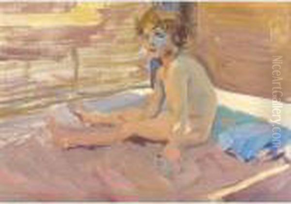 Nina En La Playa De Valencia (girl On Valencia Beach) - view 1