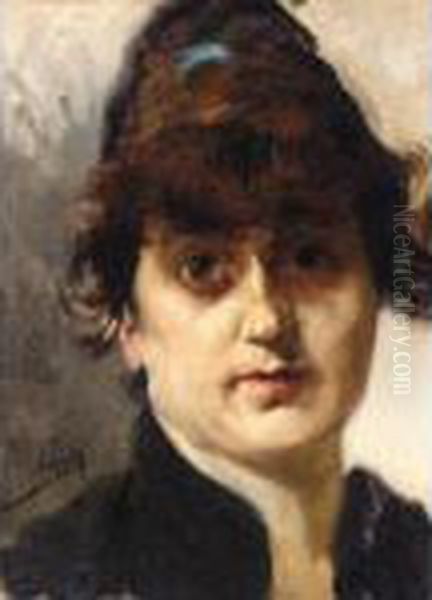 Cabeza Femenina: Estudio Para El Dos De Mayo (woman's Head: Study For El Dos De Mayo) - view 1