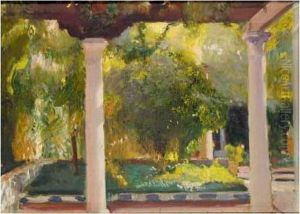 Jardin De La Casasorolla (the Garden Ofsorolla's House) by Joaquin Sorolla Y Bastida
